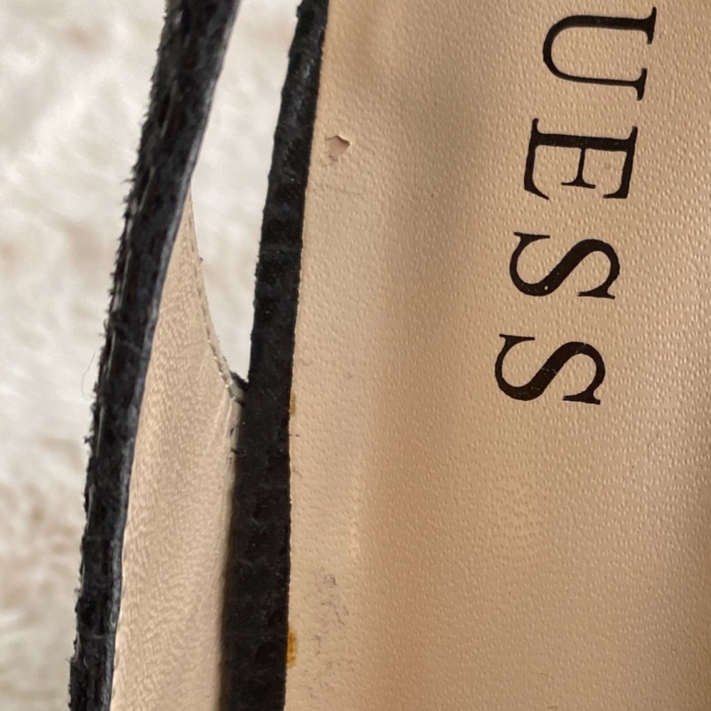 {SOLD} GUESS Slingback Peep-Toe Stiletto Heels - Picture 14 of 16